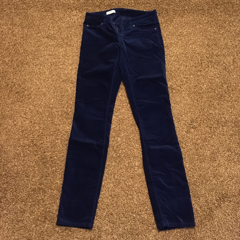 Gap 1969 velvet skinny jeans